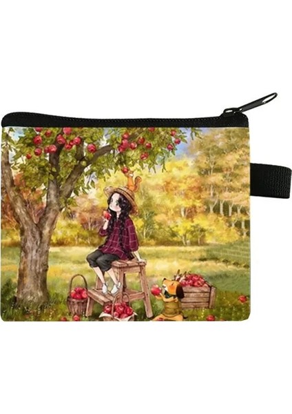 08 Cüzdan Öğrenci Erkek ve Kız Kısa Cüzdan Kart Çantası Cep Değişim Çanta Sevimli Bozuk Para Cüzdanı Mini Çanta Küçük Kese Para Bolsa Para Çantası (Yurt Dışından) fırsatları