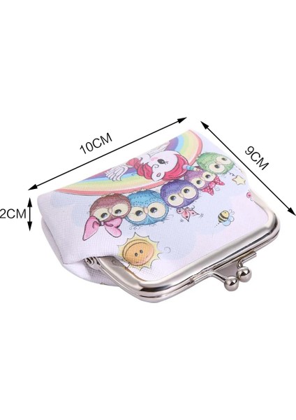 Stil 1 2022 Yeni Kadın Mini Unicorn Cüzdan Kart Tutucu Kılıf Bozuk Para Cüzdanı Debriyaj Değişim Çantası Çocuk Cüzdanları Değişim Tutucu (Yurt Dışından)