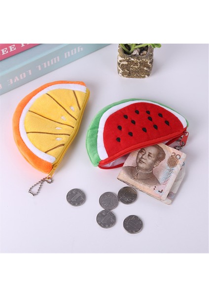 Stil 10 Sahte Meyve Çantası Işlemeli Peluş Bozuk Para Cüzdanı Karpuz Çilek Turuncu Sikke Çanta Cep Telefonu Anahtar Kart Tutucu Çocuk Cüzdan 2023 (Yurt Dışından) fiyatları