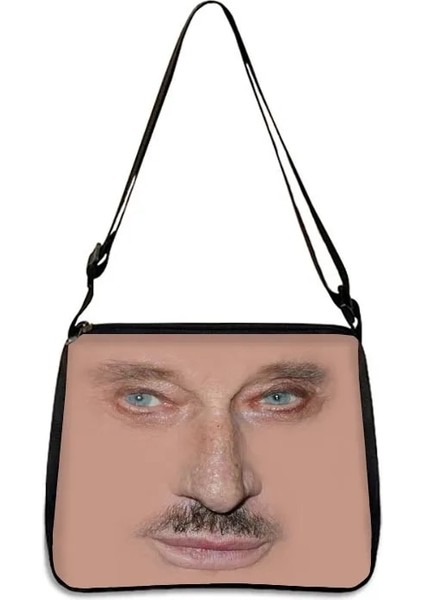 202304-12 25X30 cm Johnny Hallyday Omuz Çantaları Kadın Crossbody Çanta Manga Kaneki Ken Bayan Çanta Messenger Çanta (Yurt Dışından)