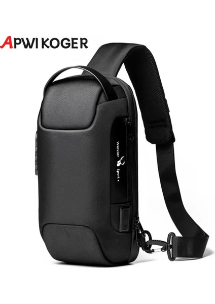 Kırmızı Erkek Su Geçirmez USB Oxford Crossbody Çanta Anti-Hırsızlık Omuz Tekli Çanta Çok Fonksiyonlu Kısa Seyahat Çantası Messenger Göğüs Paketi (Yurt Dışından) fiyatları