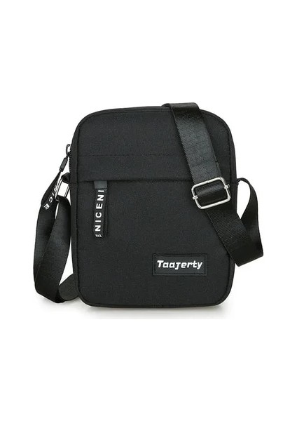 Gri 18X14X5CM Naylon Omuz Çantası Erkekler Düz Renk Crossbody Çanta Rahat ve Moda Avrupa ve Amerikan Retro Çanta Bolso Hombre Bandolera (Yurt Dışından) fiyatları