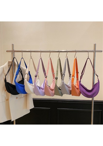 Mavi 2023 Moda Hamur Çanta Göğüs Çantaları Kadınlar Için Naylon Crossbody Çanta Şeker Renk Yarım Ay Koltukaltı Çanta Büyük Kapasiteli Omuz Çantaları (Yurt Dışından) fiyatları