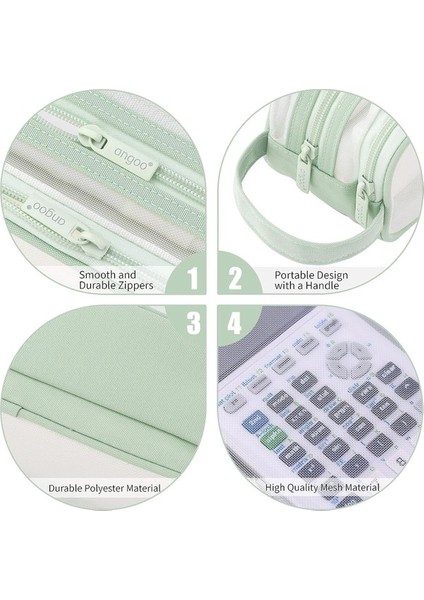 Oppoverd 2 Bölmeli Kalem Kutusu - Siyah (Yurt Dışından) indirimleri