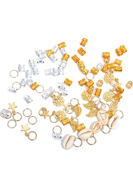 Buyfun 80 Adet / Takım Dreadlocks Boncuk Metal Manşetleri (Yurt Dışından) modelleri