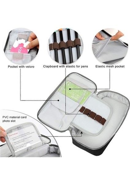 Oppoverd Geniş Kalem Kutusu - Siyah (Yurt Dışından) fırsatları