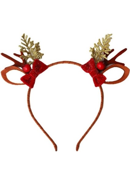 Yantangyue Fiyonk Kadife Boynuz Saç Bandı (Yurt Dışından)