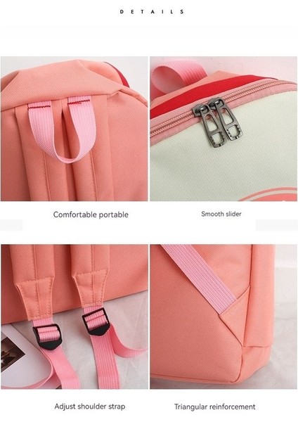 Dlloer Dört Parça Çift Renkli Sırt Çantası (Yurt Dışından) fiyatları