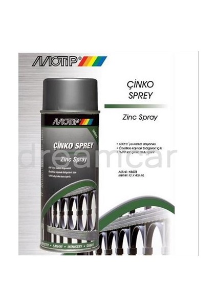 Çinko Sprey 400 Ml. Made In Holland
