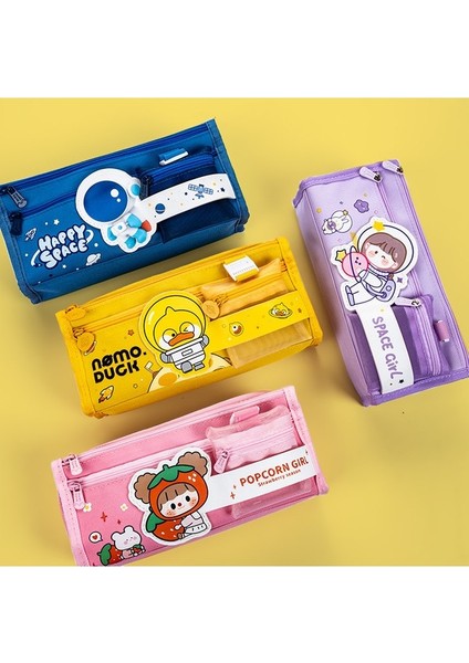 Oppoverd Büyük Kapasiteli Küçük Sarı Ördek Öğrenci Kalem Kutusu (Yurt Dışından) fiyatları