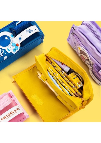 Oppoverd Büyük Kapasiteli Küçük Sarı Ördek Öğrenci Kalem Kutusu (Yurt Dışından) modelleri