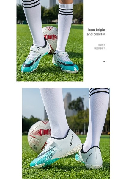 Handsome Guy Çocuk Futbol Ayakkabıları Eğitim Ayakkabıları Öğrenci Futbol Ayakkabıları (Yurt Dışından) fiyatları