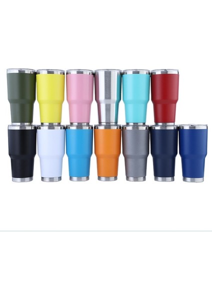 Ivy Stationery Taşınabilir Araca Monteli Paslanmaz Çelik Termos (Yurt Dışından)