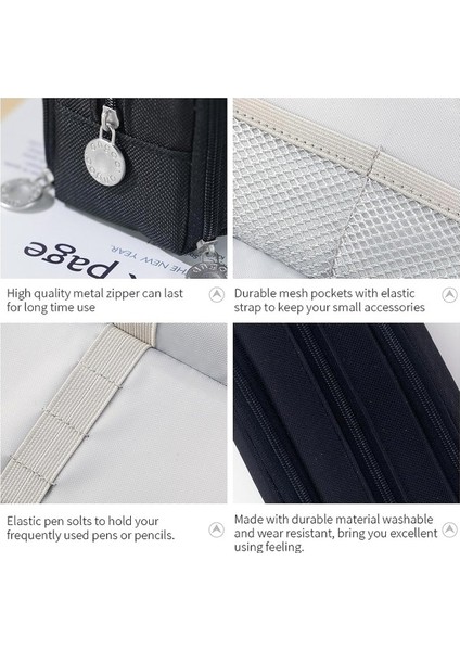 Oppoverd 3 Bölmeli Büyük Kapasiteli Kalem Kutusu - Siyah (Yurt Dışından) modelleri