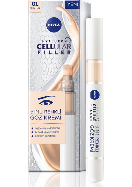 Nıvea Vısage Cell.hyalur.göz Bakım Kapatıcı 01 4ml