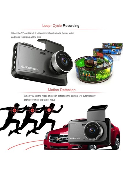 4 inç DVR ayarlanabilir kameralı+geri görüş / GUPR96 fırsatları