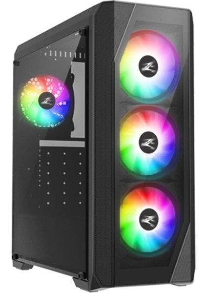 N5TF 600W 4X RGB FAN TEMBERLİATX MIDT KASA