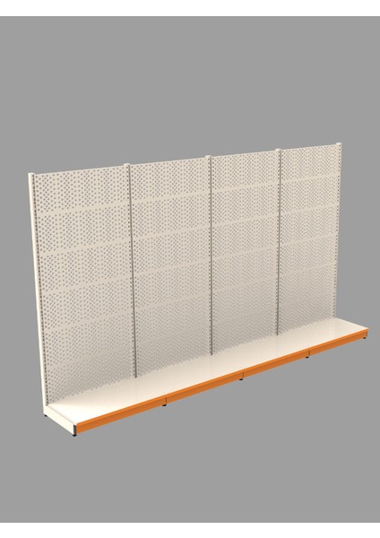 Rafburada® Hırdavat Ünitesi Rafı 4'lü 40X60X220 cm Takım