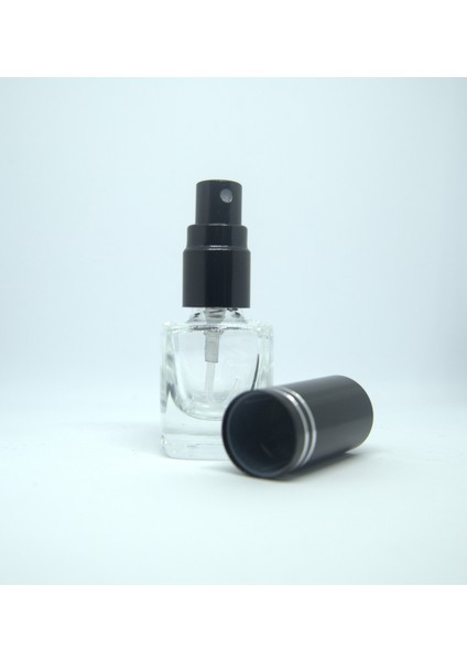 Boş Parfüm Şişesi 12 ml (10 Adet) (TEKRAR DOLDURULABİLİR) Metal Valf ve Kapak Model Boş Şişe