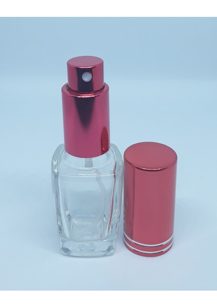 Boş Parfüm Şişesi 12 ml (10 Adet) (TEKRAR DOLDURULABİLİR) Metal Valf ve Kapak Model Boş Şişe