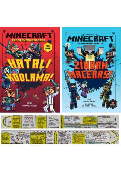 Minecraft Hatalı Kodlama! - Zindan Macerası 2 Kitap - Matematik Öğreten Ayraç