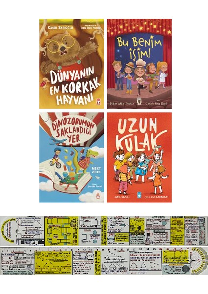 Dünyanın En Korkak Hayvanı - Bu Benim İşim! - Dinozorumun Saklandığı Yer - Uzun Kulak 4 Kitap