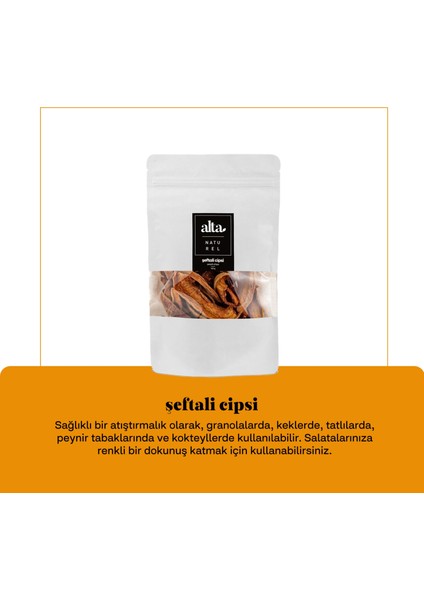 Alta Naturel Şeftali Cipsi 100 Gr