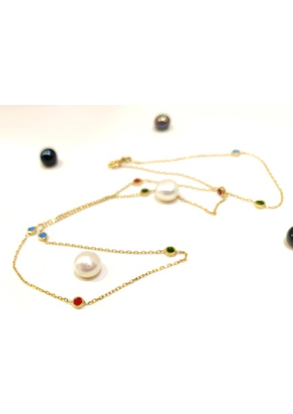 Mineli Gökkuşağı Kolye 14 Ayar Altın HD VİDEOLU fiyatları