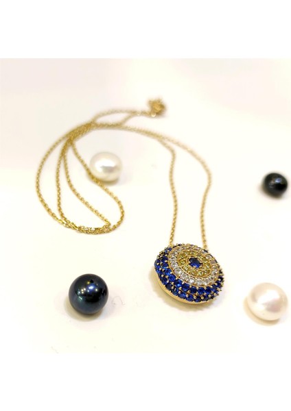 Göz Kolye 14 Ayar Altın HD VİDEOLU modelleri