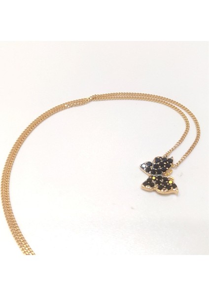 Kelebek Kolye 14 Ayar Altın