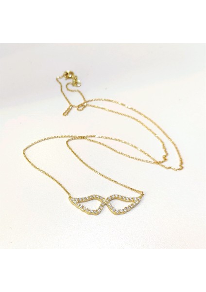 Melek Kanadı Kolye 14 Ayar Altın HD VİDEOLU fiyatları