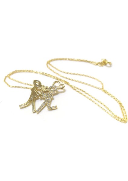 Aşıklar Kolye 14 Ayar Altın