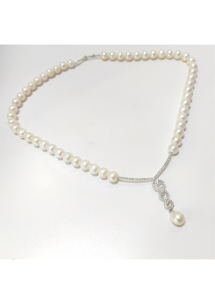 İnci Kolye 14 Ayar Altın modelleri