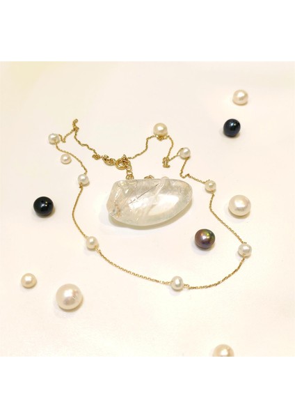 İnci Kolye 14 Ayar Altın HD VİDEOLU fiyatları