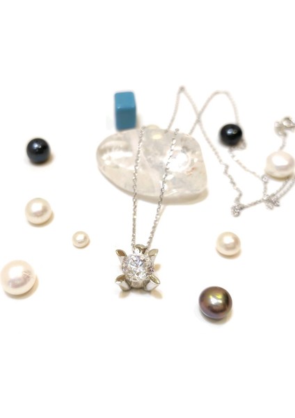 Extra Büyük Tek Taş Kolye 14 Ayar Altın HD VİDEOLU fiyatları