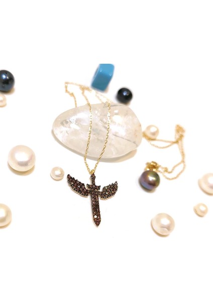 Mikailin Kılıcı Kolye 14 Ayar Altın HD VİDEOLU