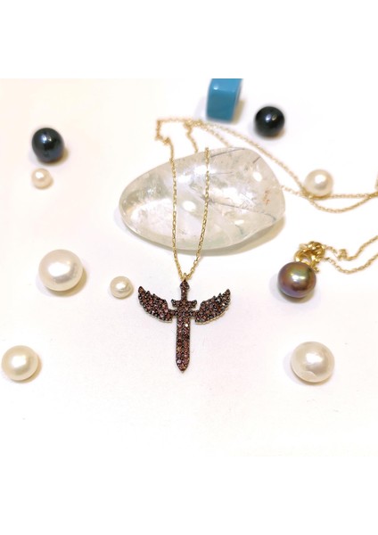 Mikailin Kılıcı Kolye 14 Ayar Altın HD VİDEOLU modelleri