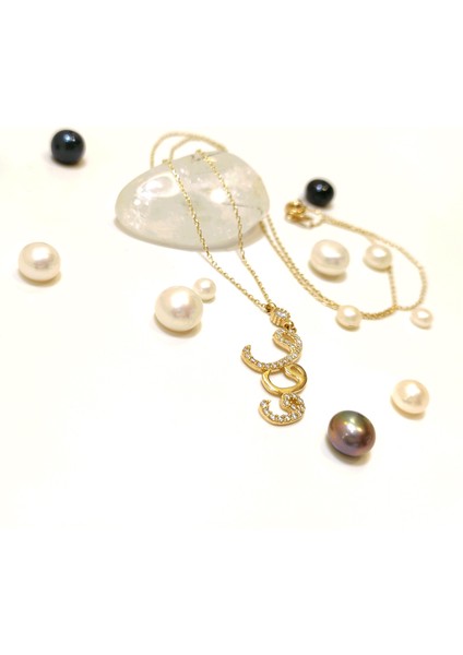 Vav Kolye 14 Ayar Altın HD VİDEOLU