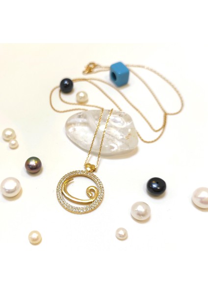 Vav Kolye 14 Ayar Altın HD fiyatları