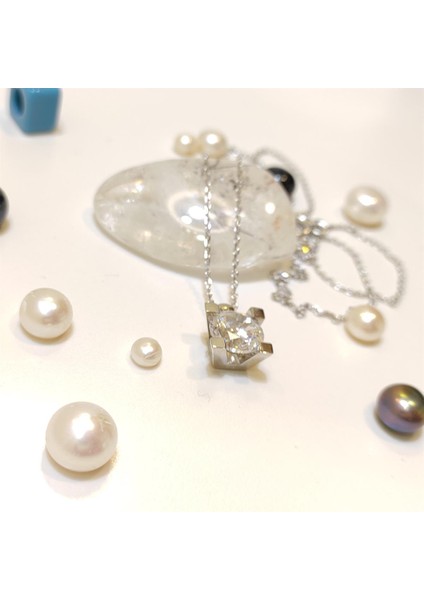 Extra Büyük Tek Taş Kolye 14 Ayar Altın HD VİDEOLU