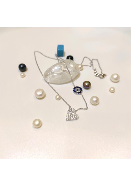 Kalpli ve Göz Kolye 14 Ayar Altın HD VİDEOLU modelleri