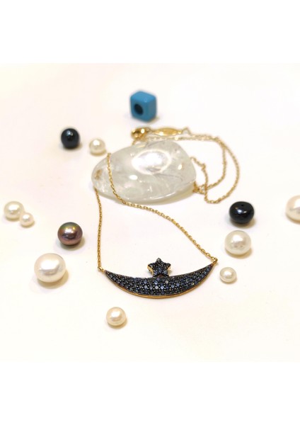 Ay Yıldız Kolye 14 Ayar Altın HD VİDEOLU modelleri