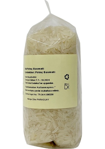 Pirinç Basmati 500 gr 2 li Paket