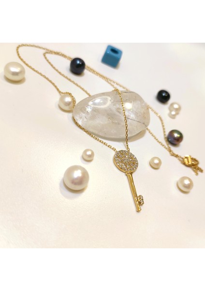 Anahtar Kolye 14 Ayar Altın HD VİDEOLU modelleri