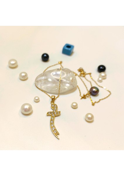 HZ. Alinin Kılıcı Kolye 14 Ayar Altın HD VİDEOLU modelleri