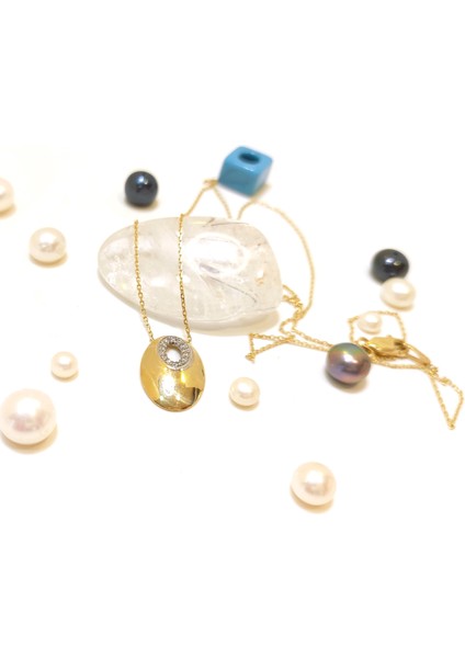 Oval Kolye 14 Ayar Altın HD VİDEOLU fiyatları