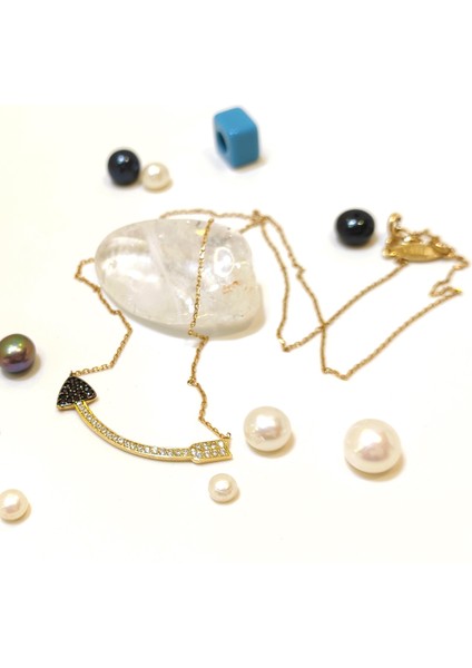 Ok Kolye 14 Ayar Altın HD VİDEOLU