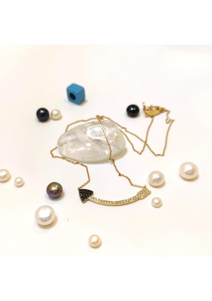 Ok Kolye 14 Ayar Altın HD VİDEOLU modelleri