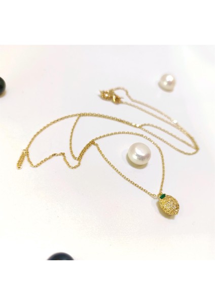 Limon Kolye 14 Ayar Altın HD VİDEOLU