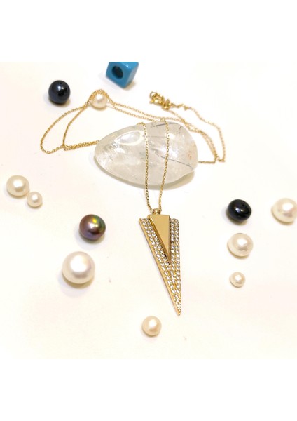 Ok Ucu Kolye 14 Ayar Altın HD VİDEOLU modelleri